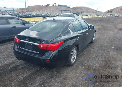 2014 Infiniti Q50 Hybrid Premium z USA, uszkodzony, nr VIN JN1AV7AR1EM703041